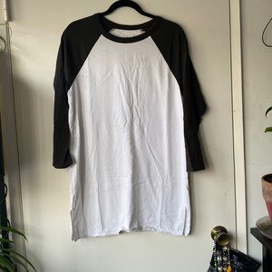 Oversized baseball shirt size S